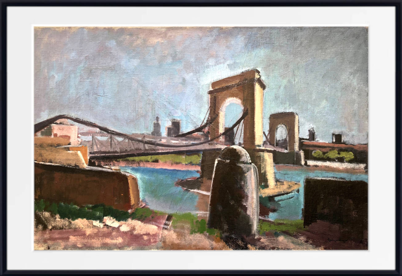 Otto Geigenberger Print, Bridge in Avignon