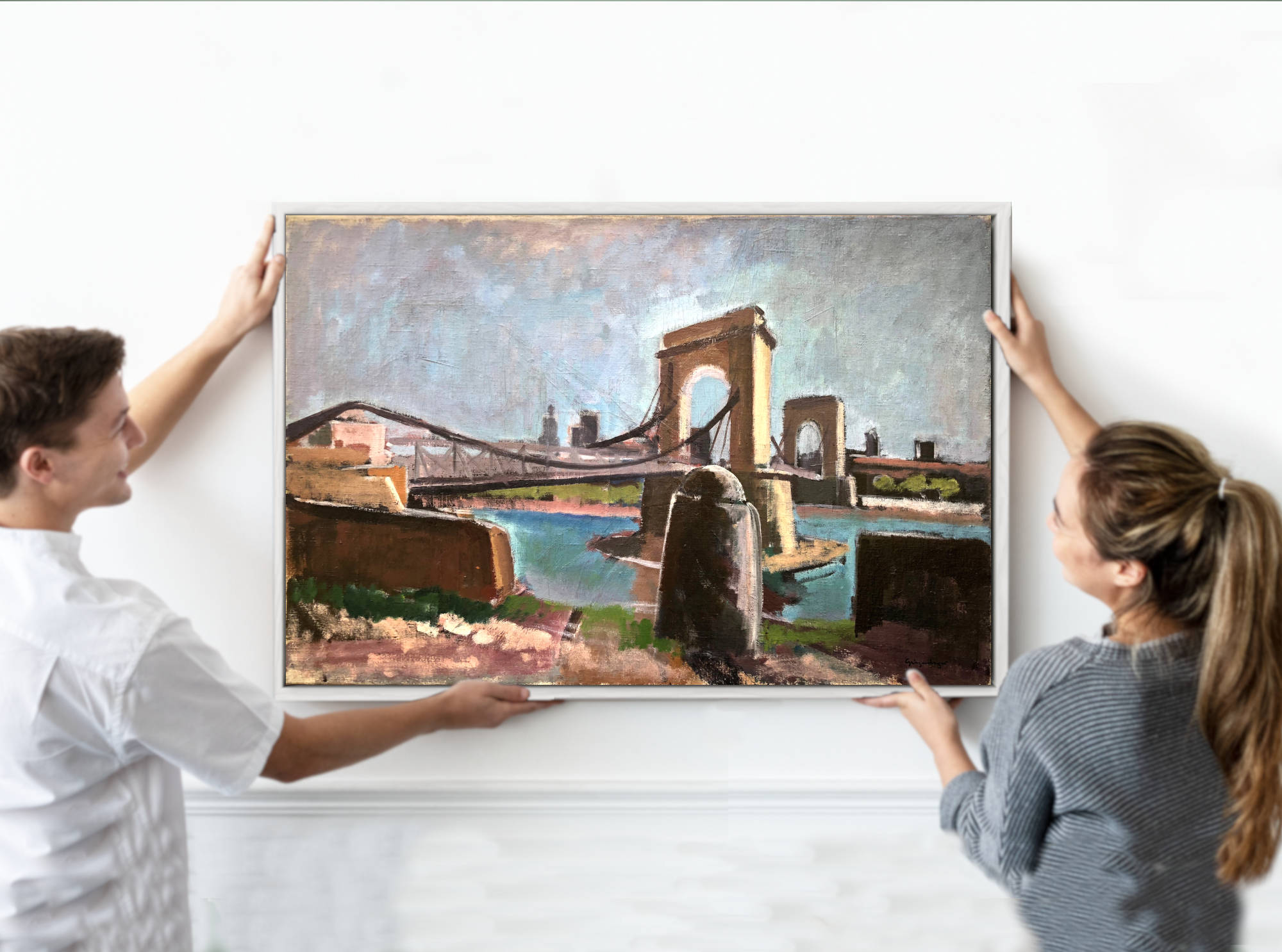 Otto Geigenberger Print, Bridge in Avignon