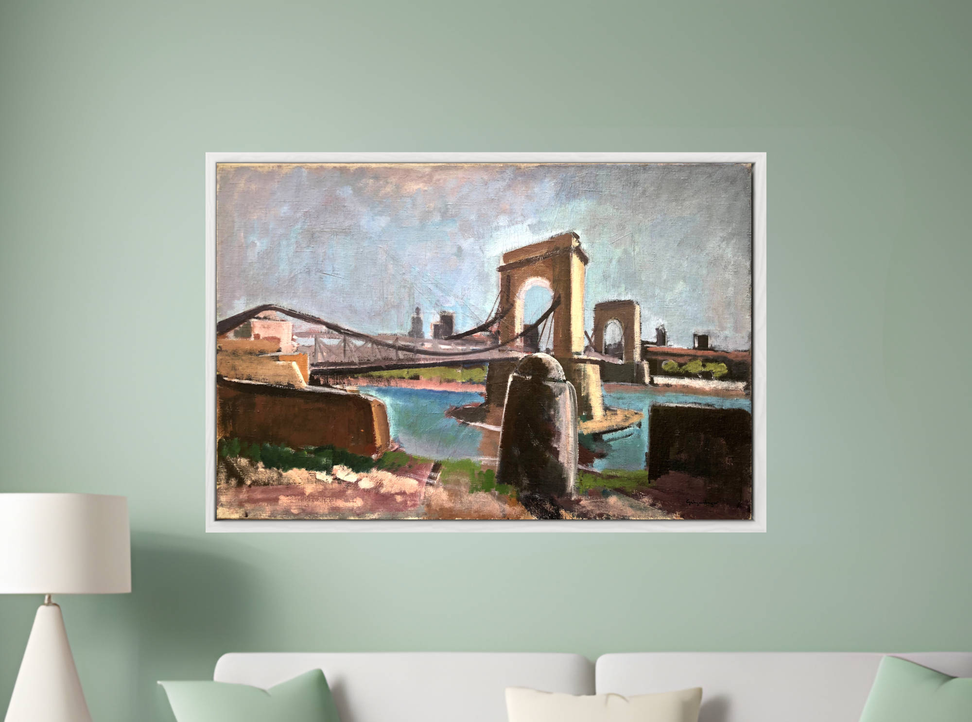 Otto Geigenberger Print, Bridge in Avignon