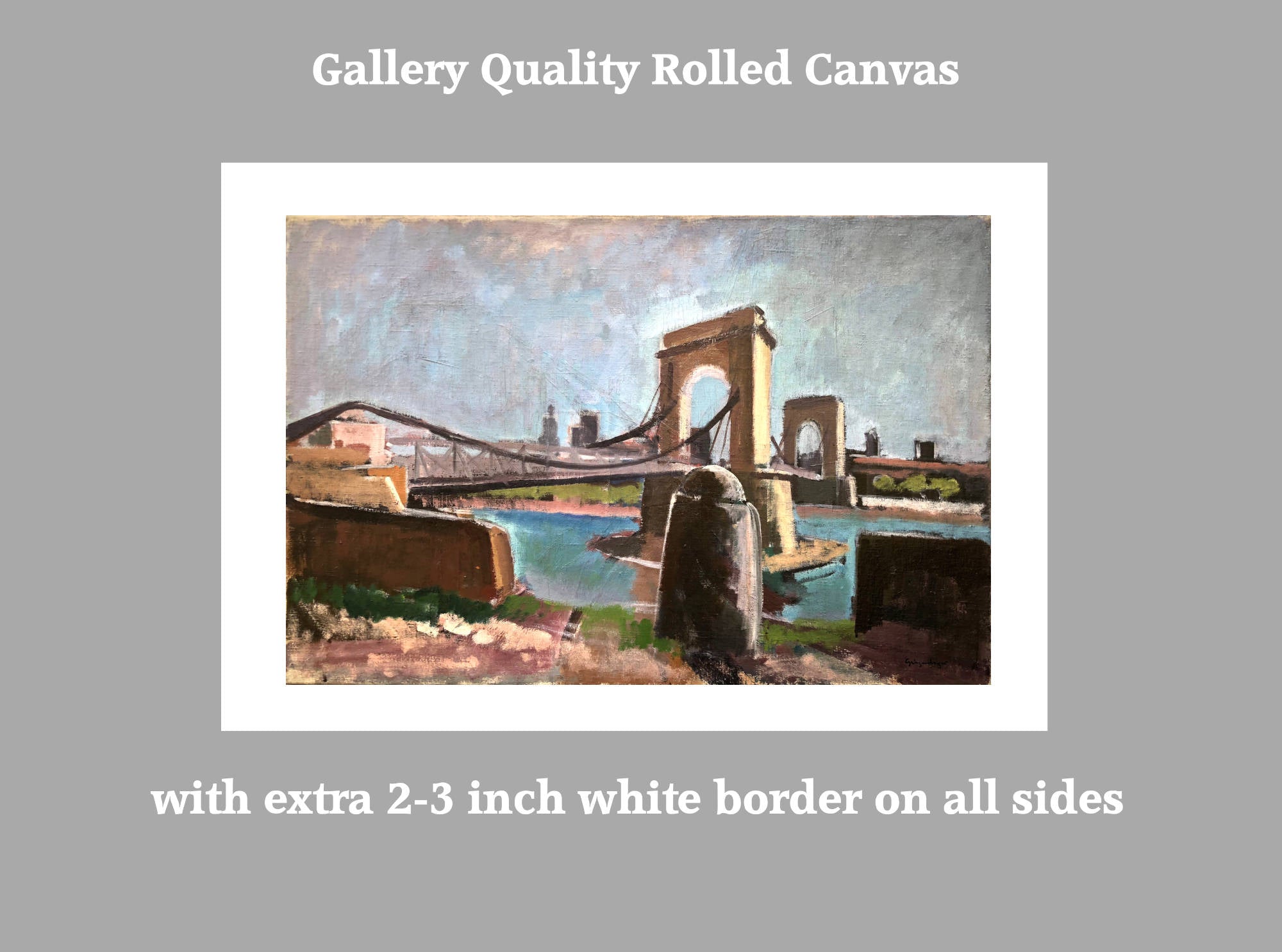 Otto Geigenberger Print, Bridge in Avignon