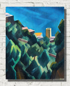 By the sea near Positano by Adolf Erbslöh