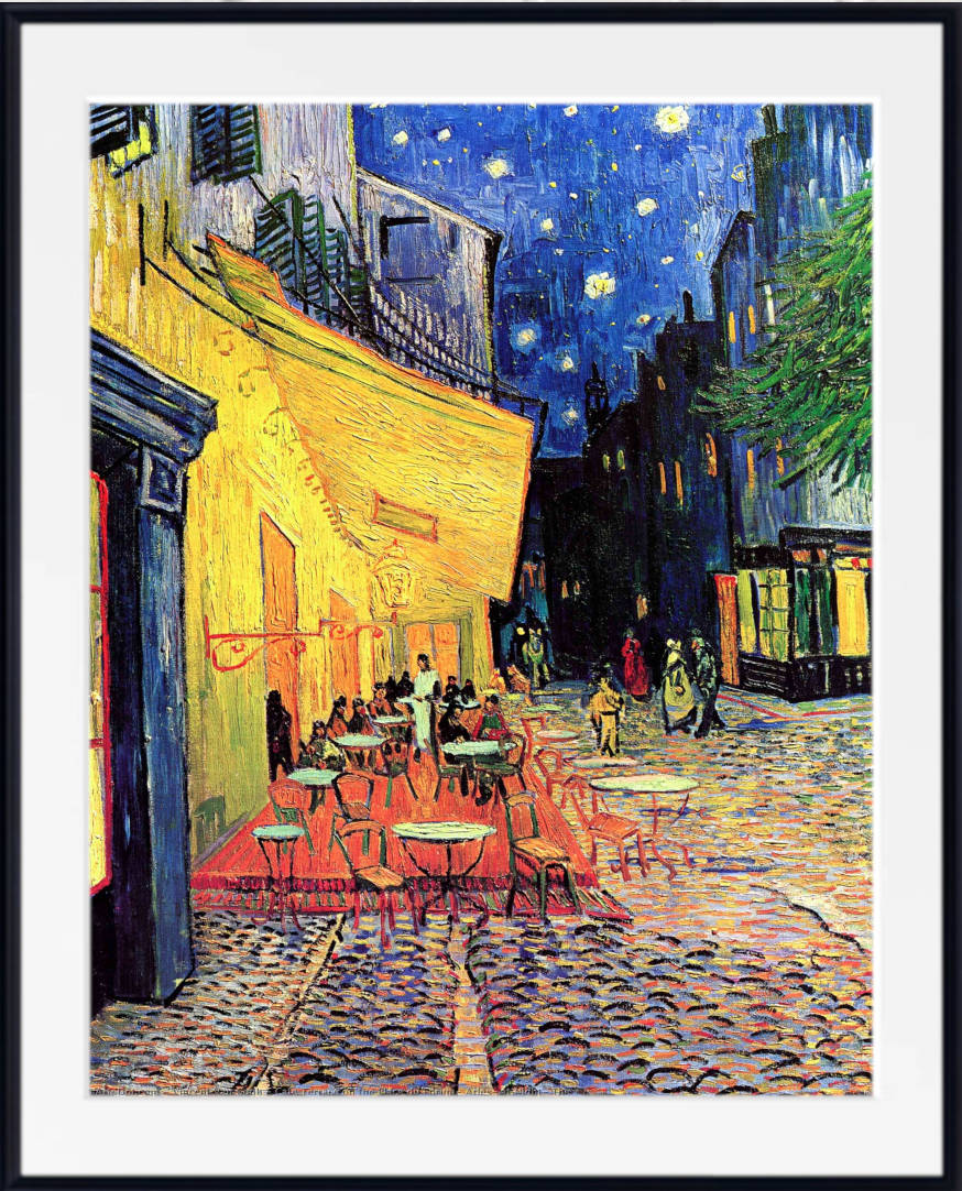 Vincent Van Gogh Fine Art Print, Cafe Terrace on the Place du Forum, Arles