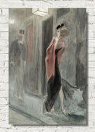 Félicien Rops Illustration - street corner, 4am, Human Parody