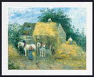 Camille Pissarro Print, The Hay Cart, Montfoucault
