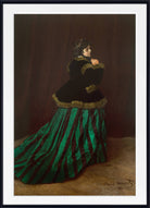 Claude Monet Fine Art Print, Camille in Green Dress