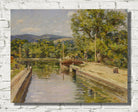 Canal Scene, Theodore Robinson