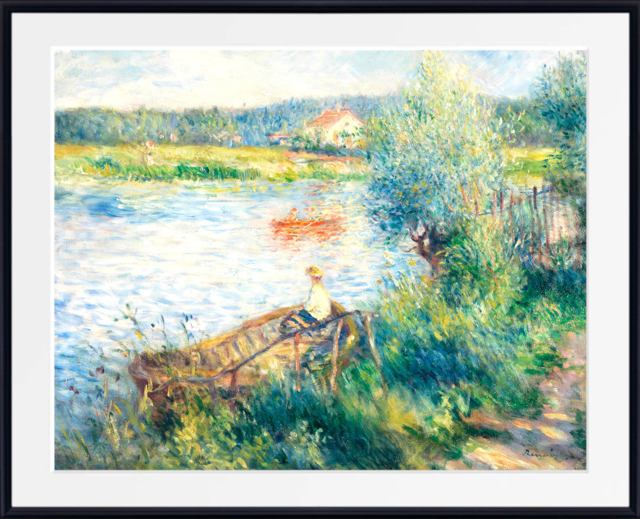 Renoir, Impressionist Fine Art Print, Boating in Bougival