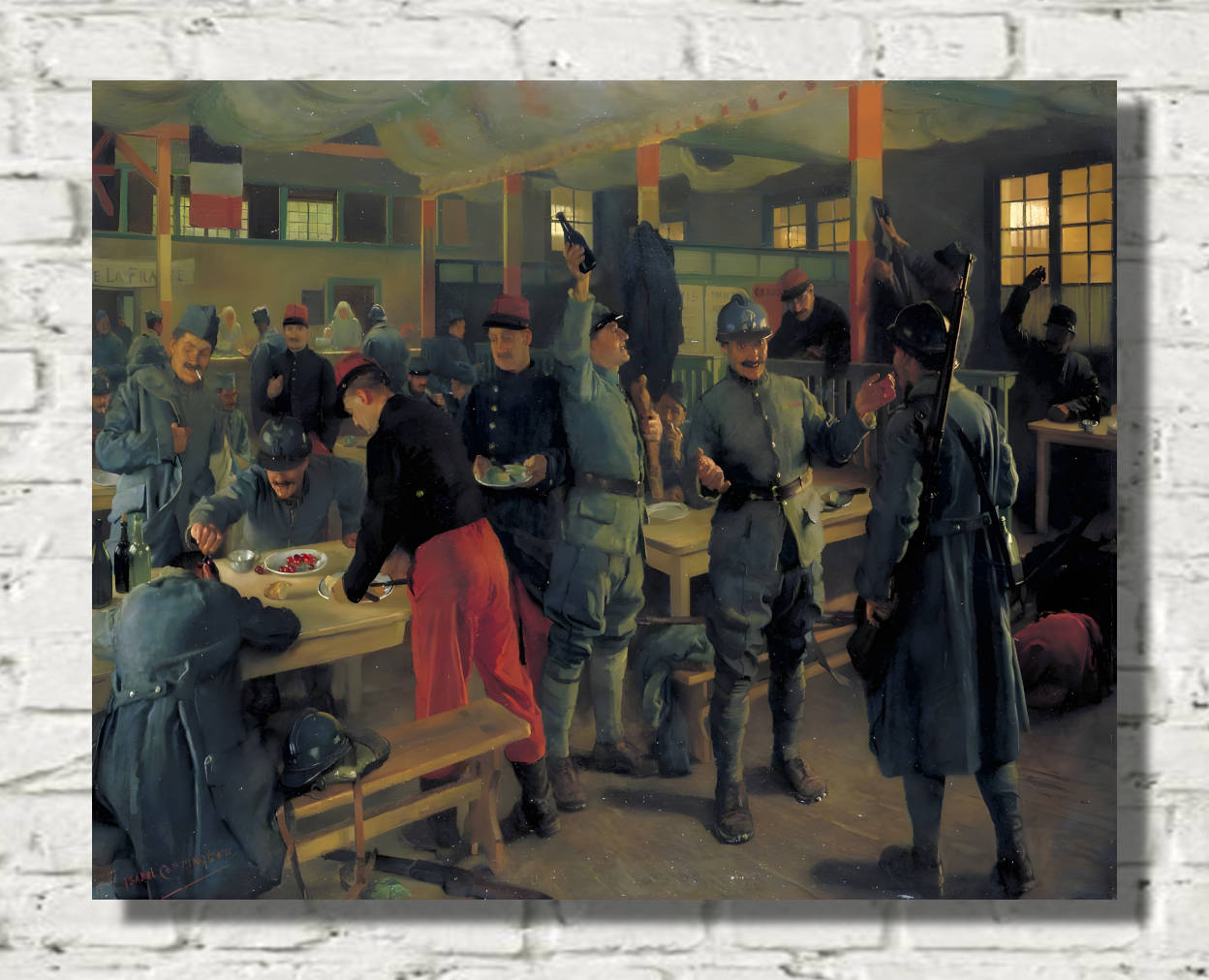 Isabel Codrington Print, Cantine Franco-Britannique, Vitry-le-Francois