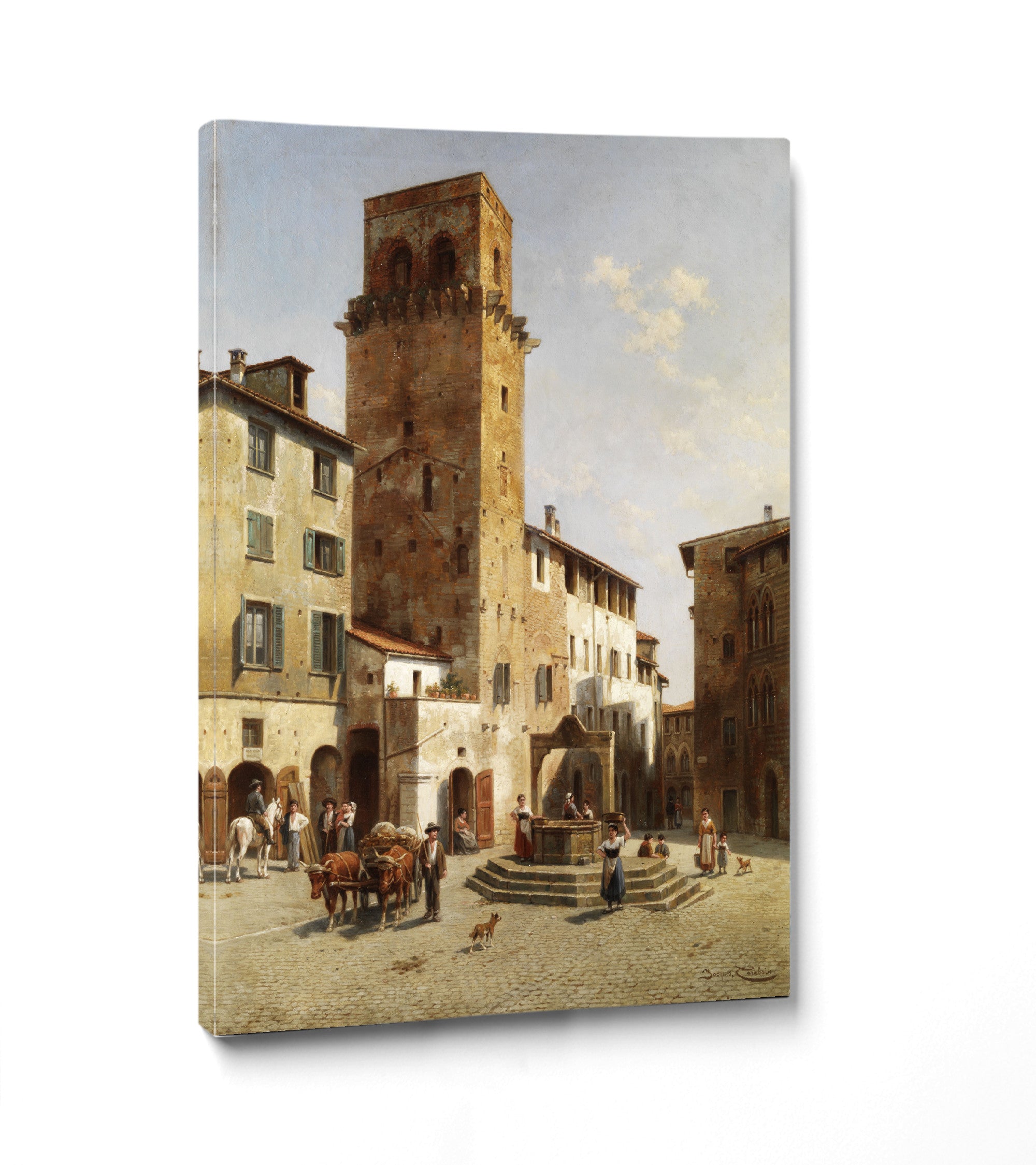 Jacques Carabain, Carabain Platz in San Gimignano