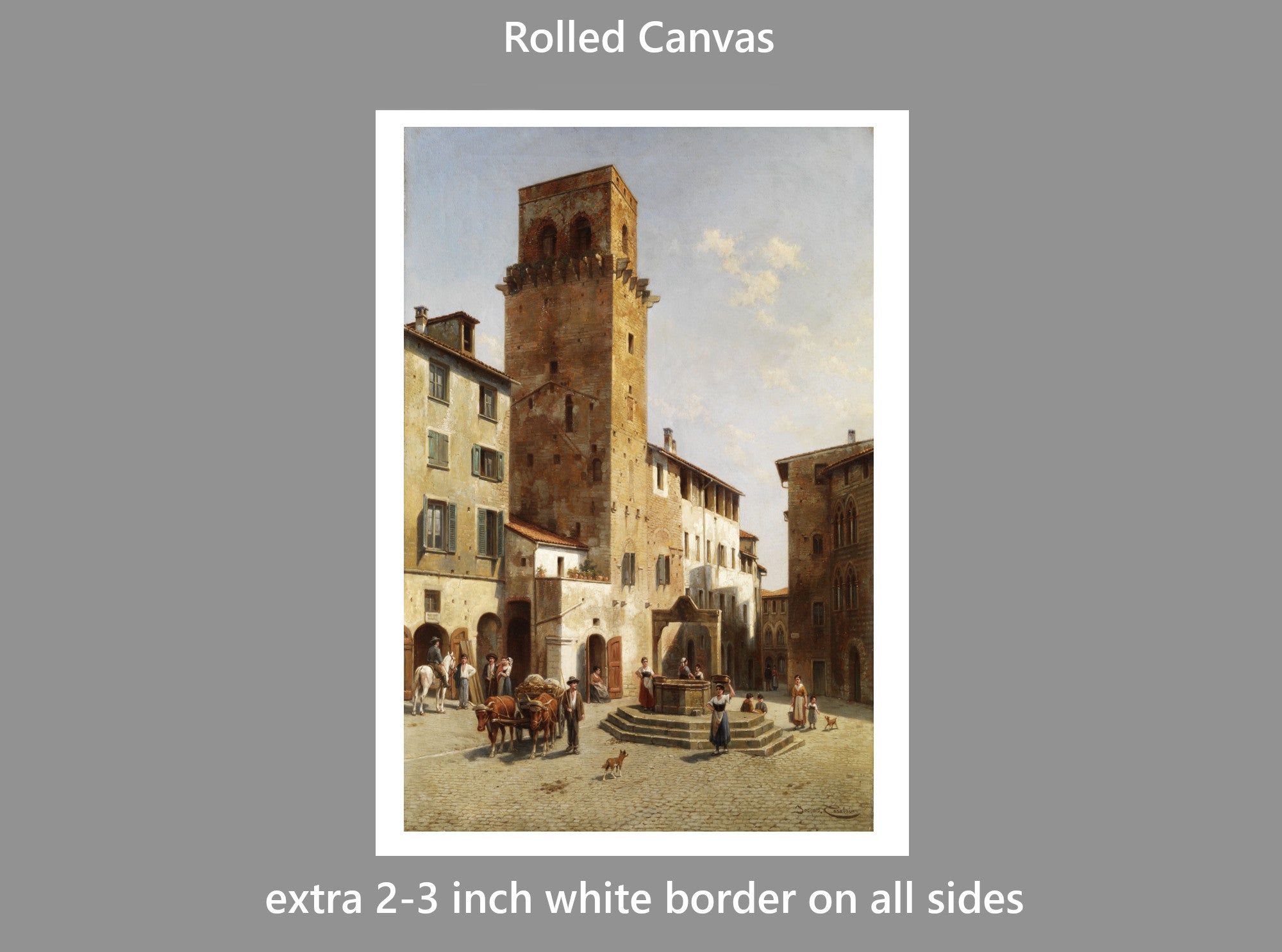 Jacques Carabain, Carabain Platz in San Gimignano