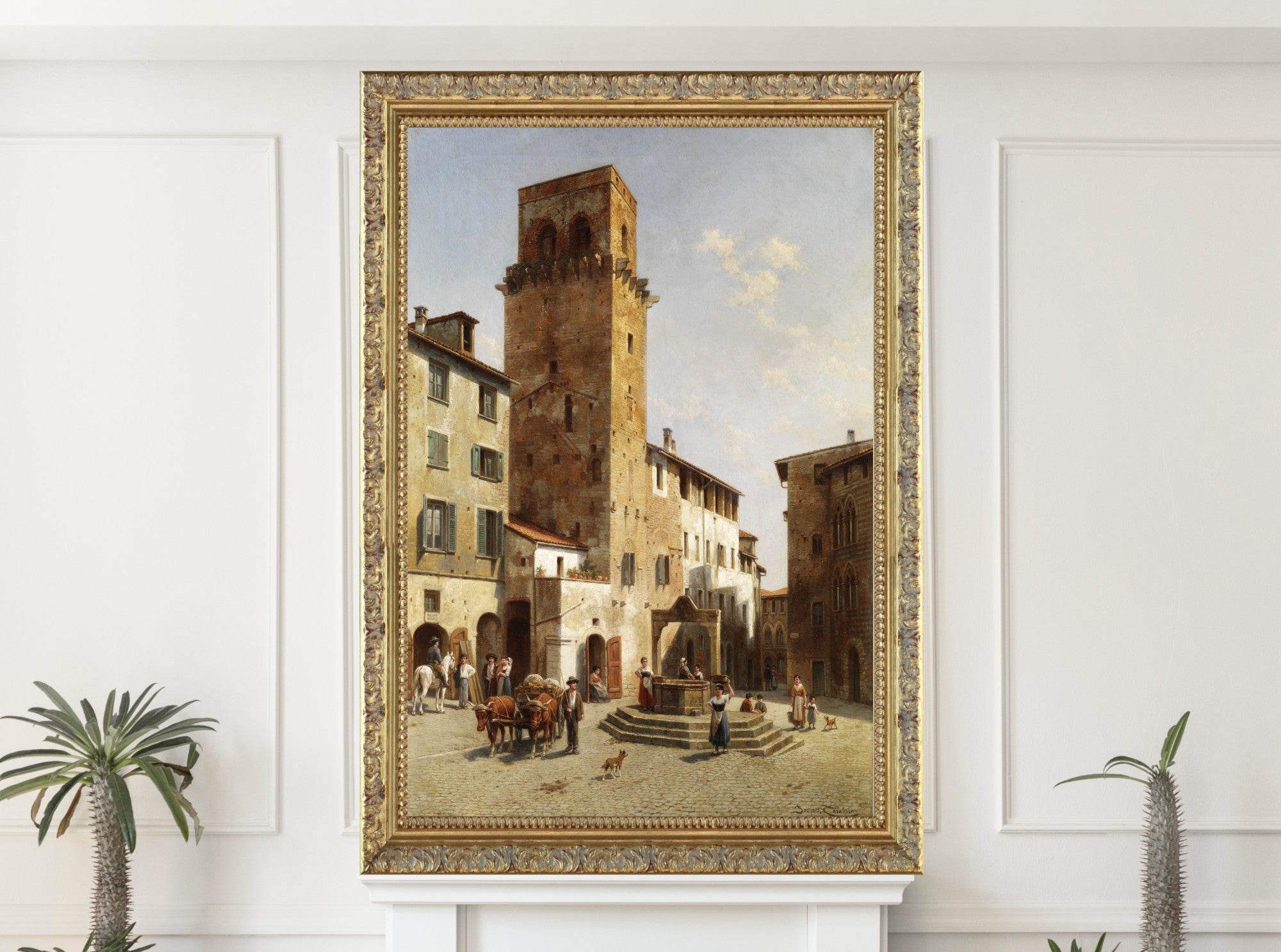 Jacques Carabain, Carabain Platz in San Gimignano