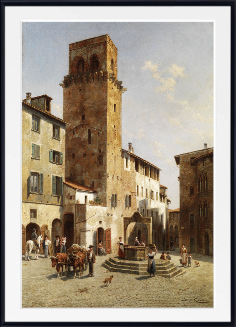 Jacques Carabain, Carabain Platz in San Gimignano