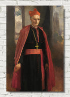 Cecelia Beaux Print, Portrait of Cardinal Mercier (1919)