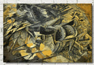 Carica di lancieri (Charfe of Spearmen), Umberto Boccioni