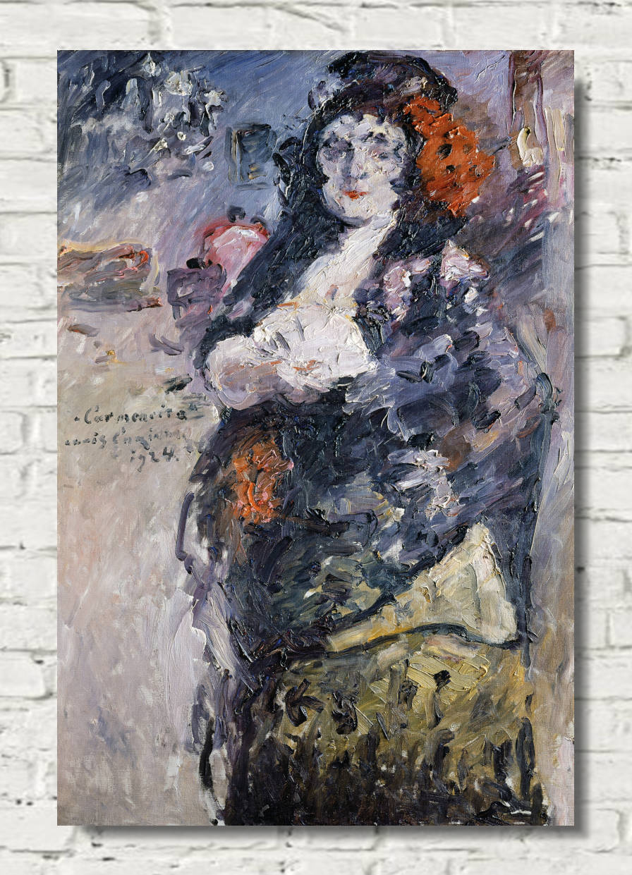 Lovis Corinth Print, ‘Carmencita’, Portrait of Charlotte Berend-Corinth (1924)
