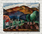 Céret, view of the Canigou (1913) by Moise Kisling