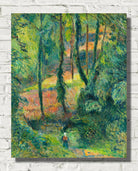 Paul Gauguin Print : Hollow Path in a Wooded Slope (1884)
