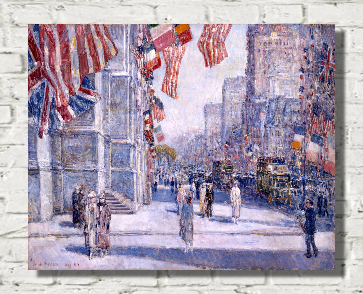 Frederick Childe Hassam, Fine Art Print : Early Morning Avenue