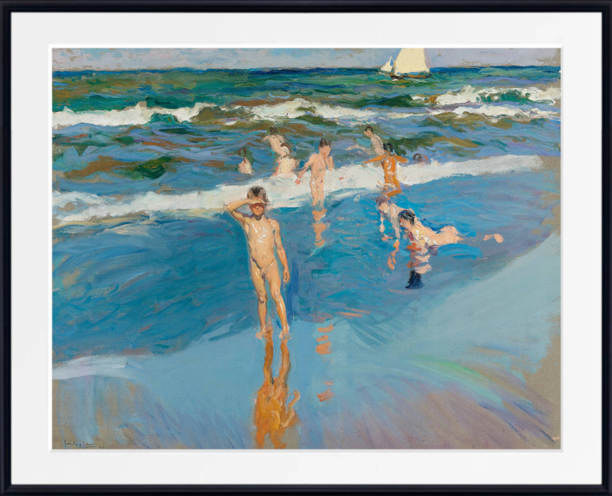 Children In The Sea, Valencia Beach