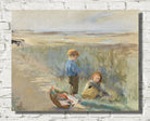 Children on the Sand Dunes, Grandcamp, Eva Gonzales