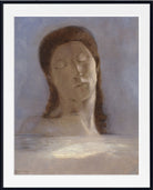 Closed Eyes (1890) by Odilon Redon