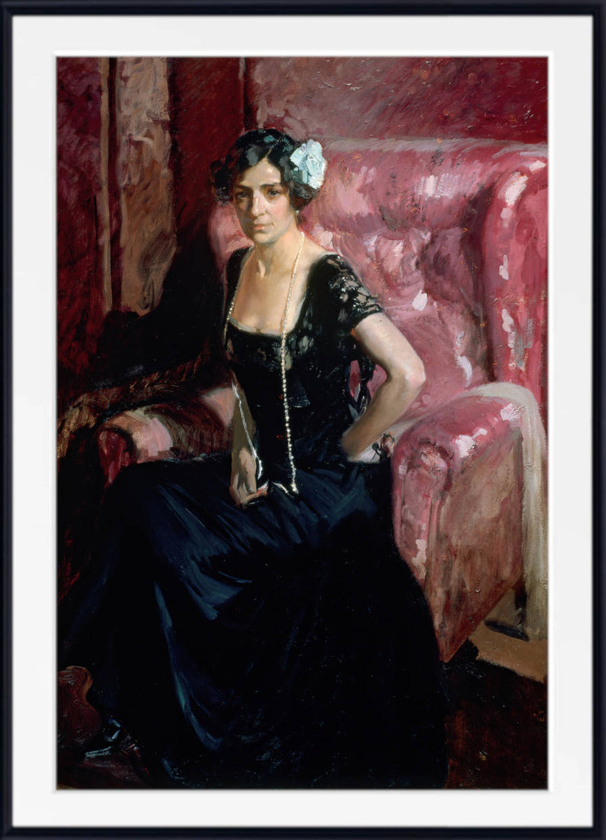 Joaqun Sorolla Print, Clotilde in evening dress (1910) Joaqun Sorolla Print, Clotilde in evening dress (1910)