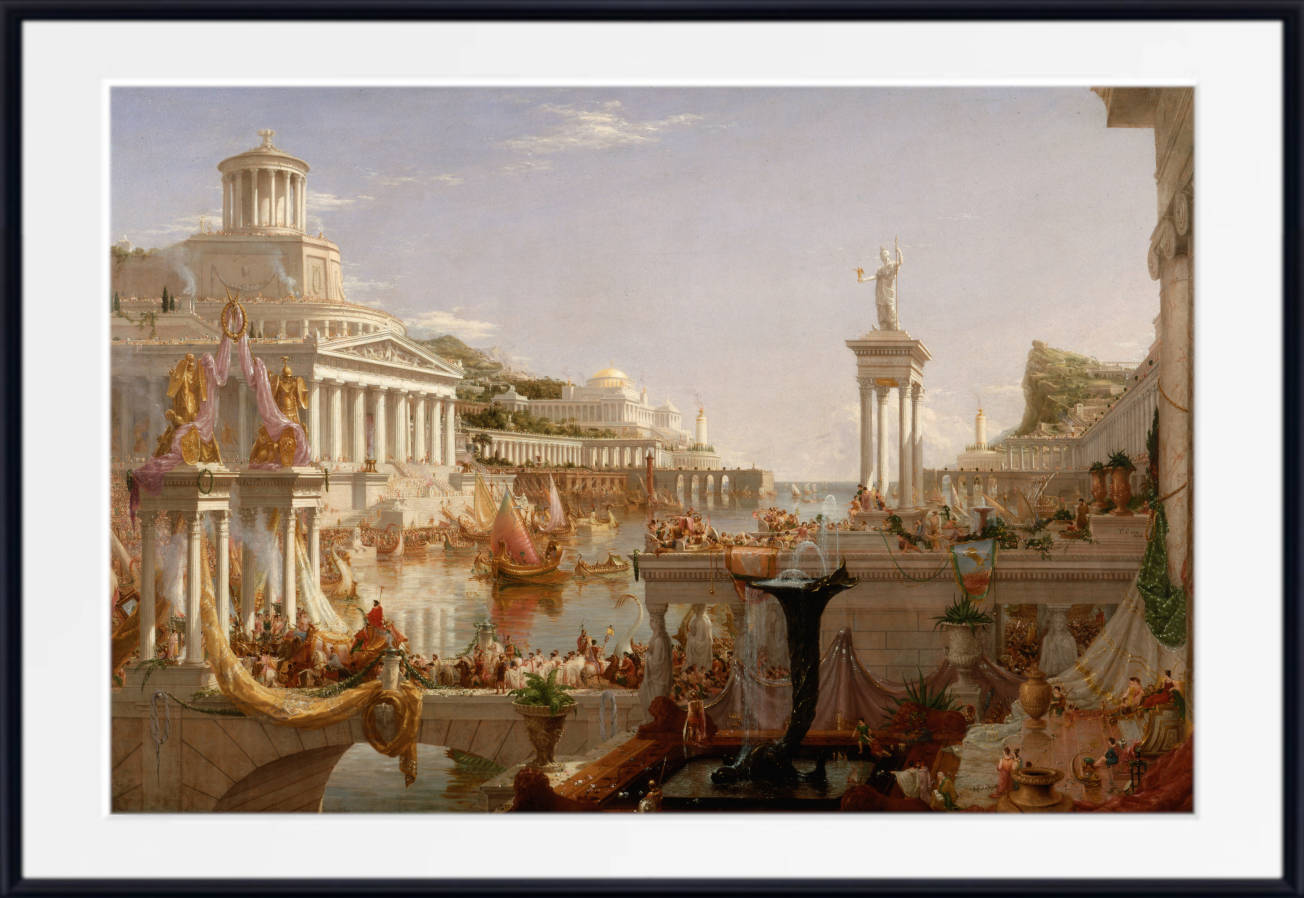 Thomas Cole, Old Masters Fine Art Print, The Consummation