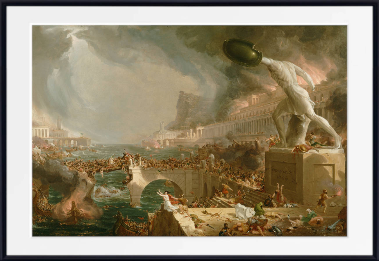 Thomas Cole, Old Masters Fine Art Print, Destruction