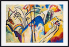 Wassily Kandinsky Abstract Framed Art Print, Composition IV