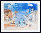 Composition at the port and the fountain (circa 1950) by Raoul Dufy
