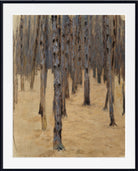 Koloman Moser Fine Art Print, Coniferous forest in the snow