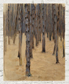 Koloman Moser Fine Art Print, Coniferous forest in the snow