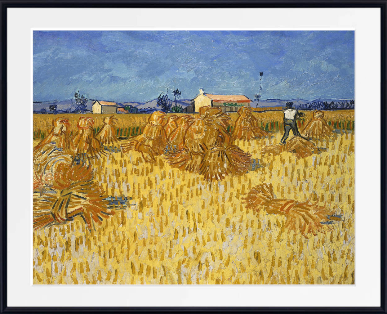 Corn Harvest in Provence, Vincent Van Gogh Fine Art Print