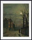 John Atkinson Grimshaw Print: Corner of the Old Road, Claughton, near Scarborough (1882)