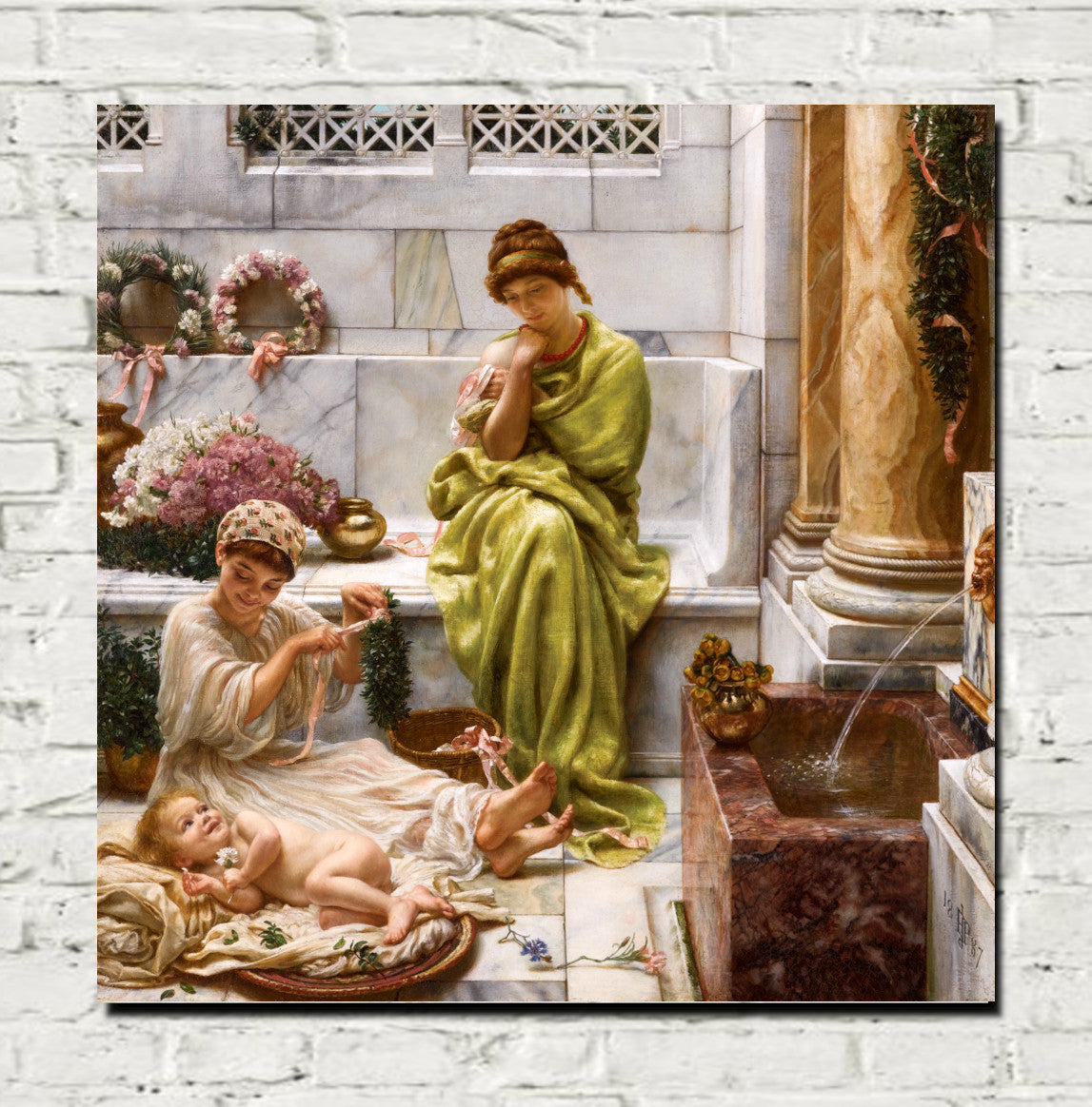 Corner of the marketplace by Edward Poynter