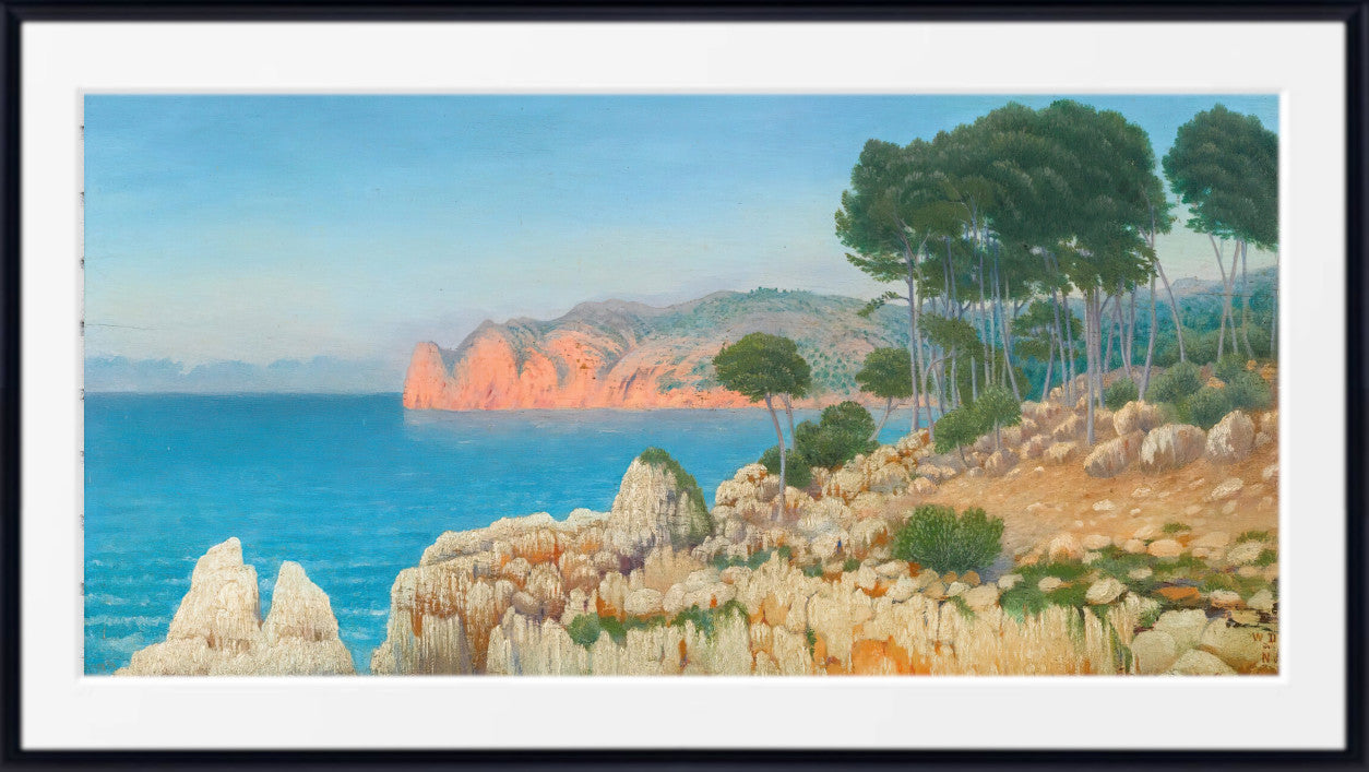 Balearic Coast (Mallorca, Cala San Vicente) (1900) by William Degouve de Nuncques