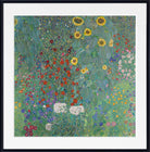 Gustav Klimt, Cottage garden with sunflowers (1907)