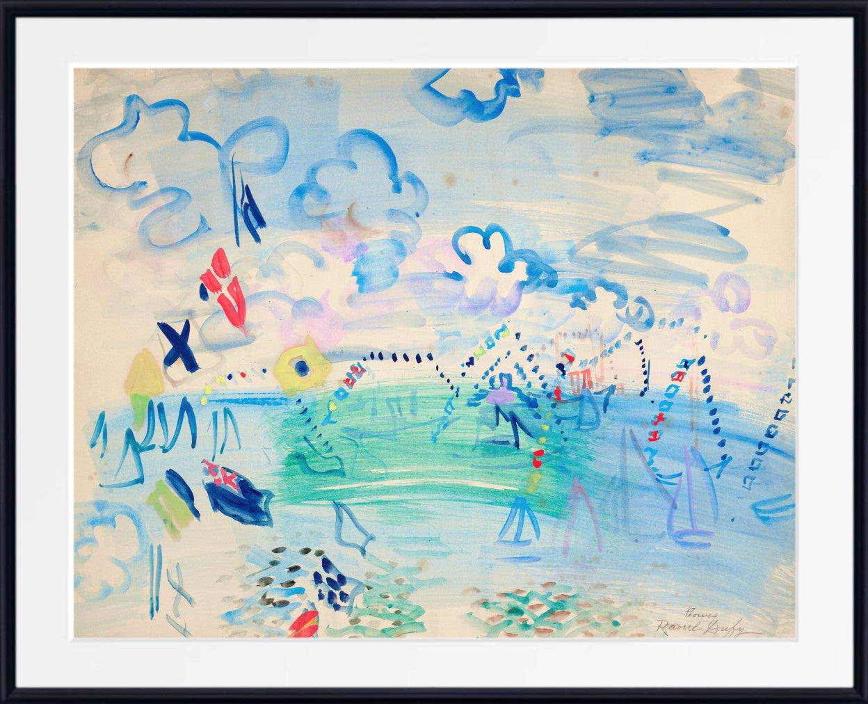 Cowes Regatta  (1929) by Raoul Dufy