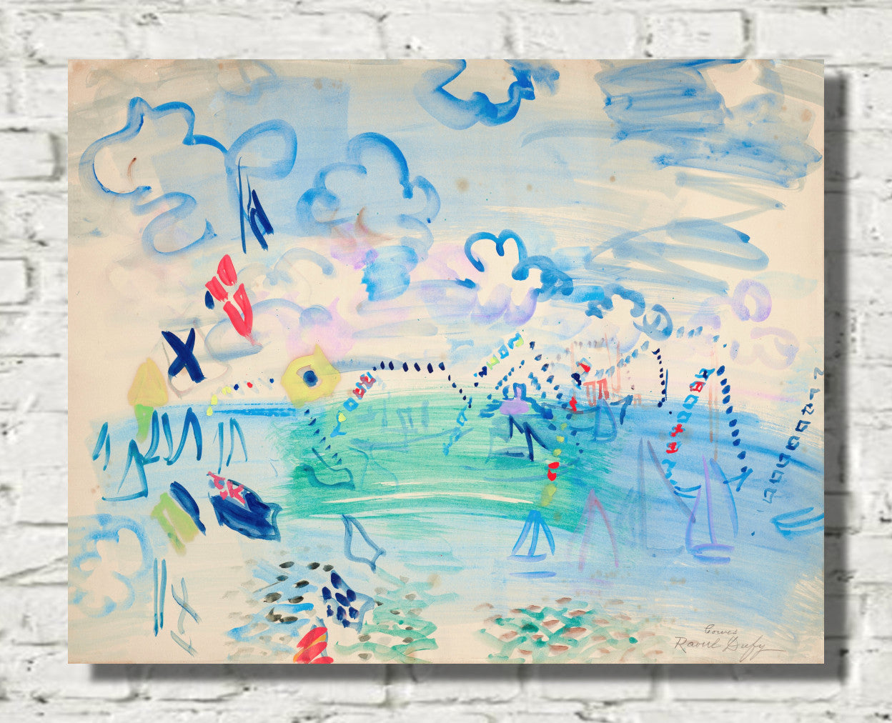 Cowes Regatta  (1929) by Raoul Dufy