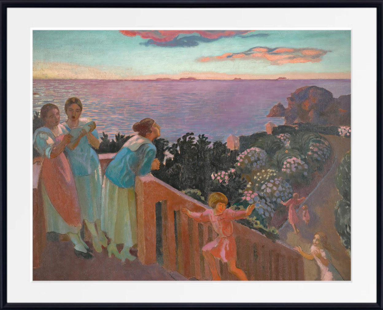 Dusk With Hydrangeas (1918) by Maurice Denis