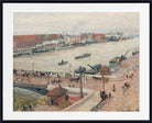 Camille Pissarro Print, Flood of the Seine, Boieldieu Bridge, Rouen
