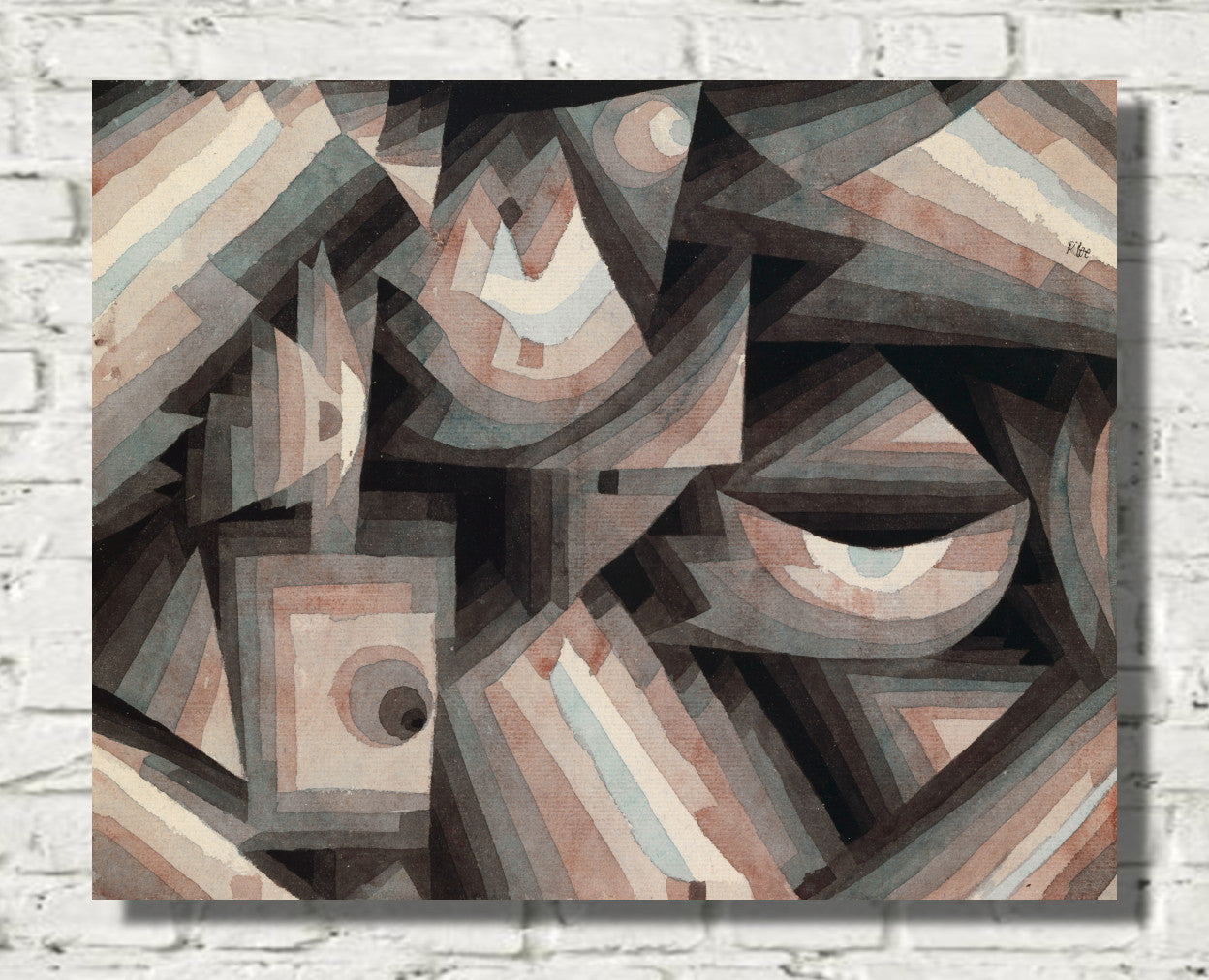 Crystal Gradation by Paul Klee