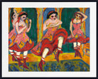 Ernst Ludwig Kirchner Expressionism Fine Art Print, Czardas dancers