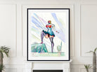 Demon, Karl Wiener Abstract Print