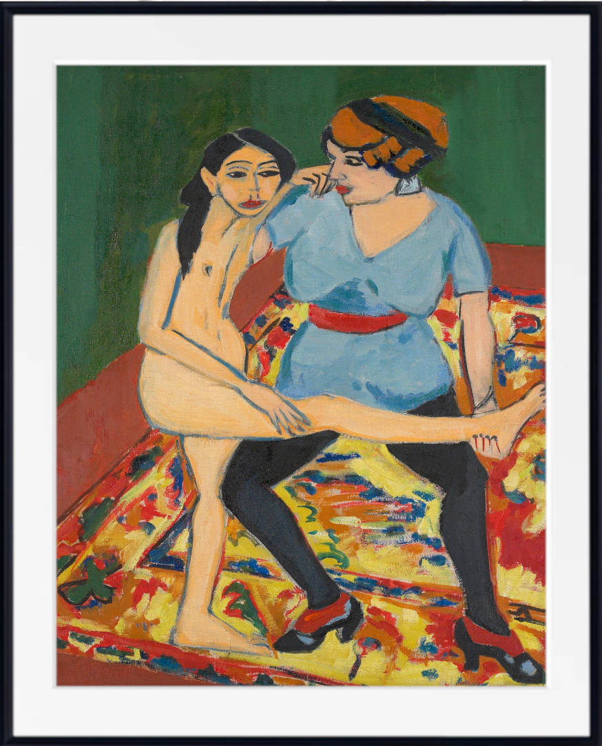 Ernst Ludwig Kirchner Expressionism Fine Art Print, Dance Training