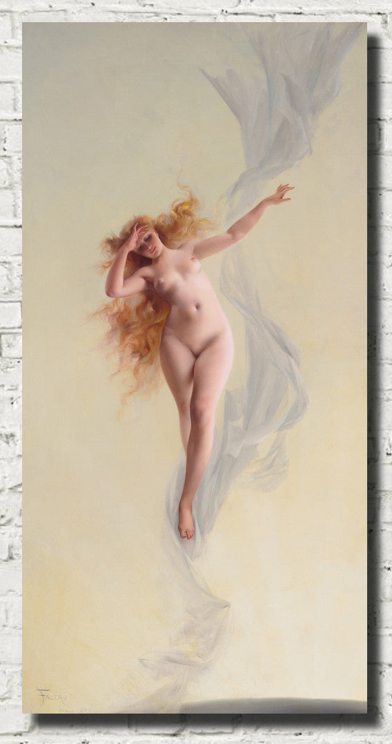 Bedroom Wall Art, Set of 3 Fantasy Nudes by Luis Ricardo Falero