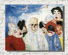 Death and the masks (1897) by James Ensor