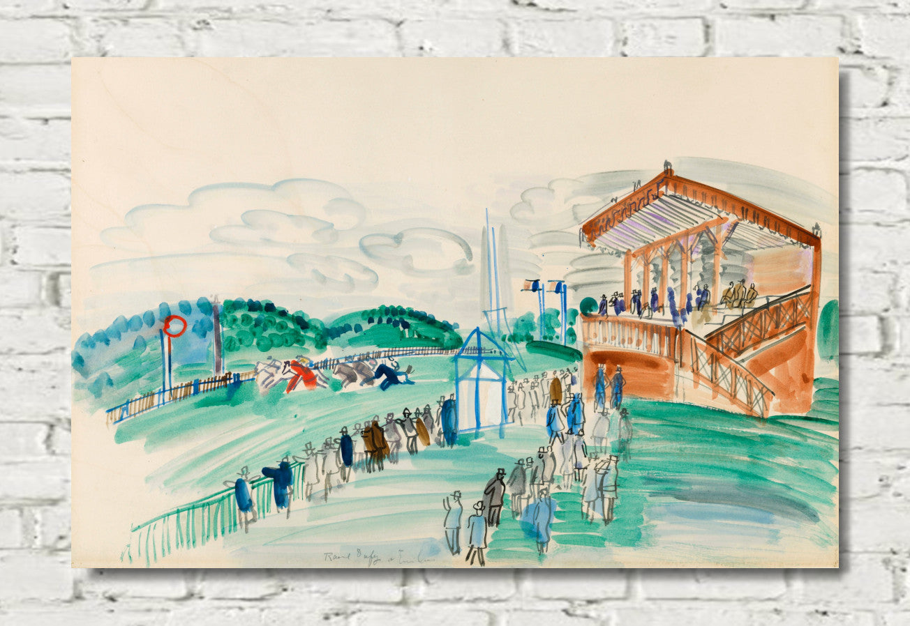 Departure from Saint-Cloud (circa 1931) by Raoul Dufy