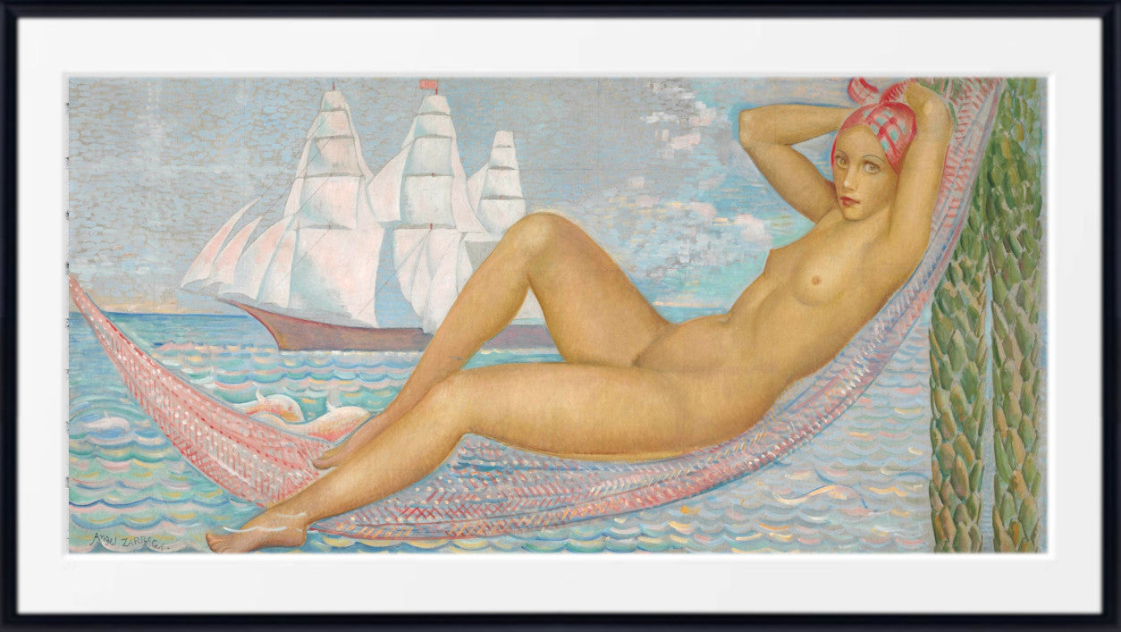 Nude (circa 1935) by Angel Zarraga