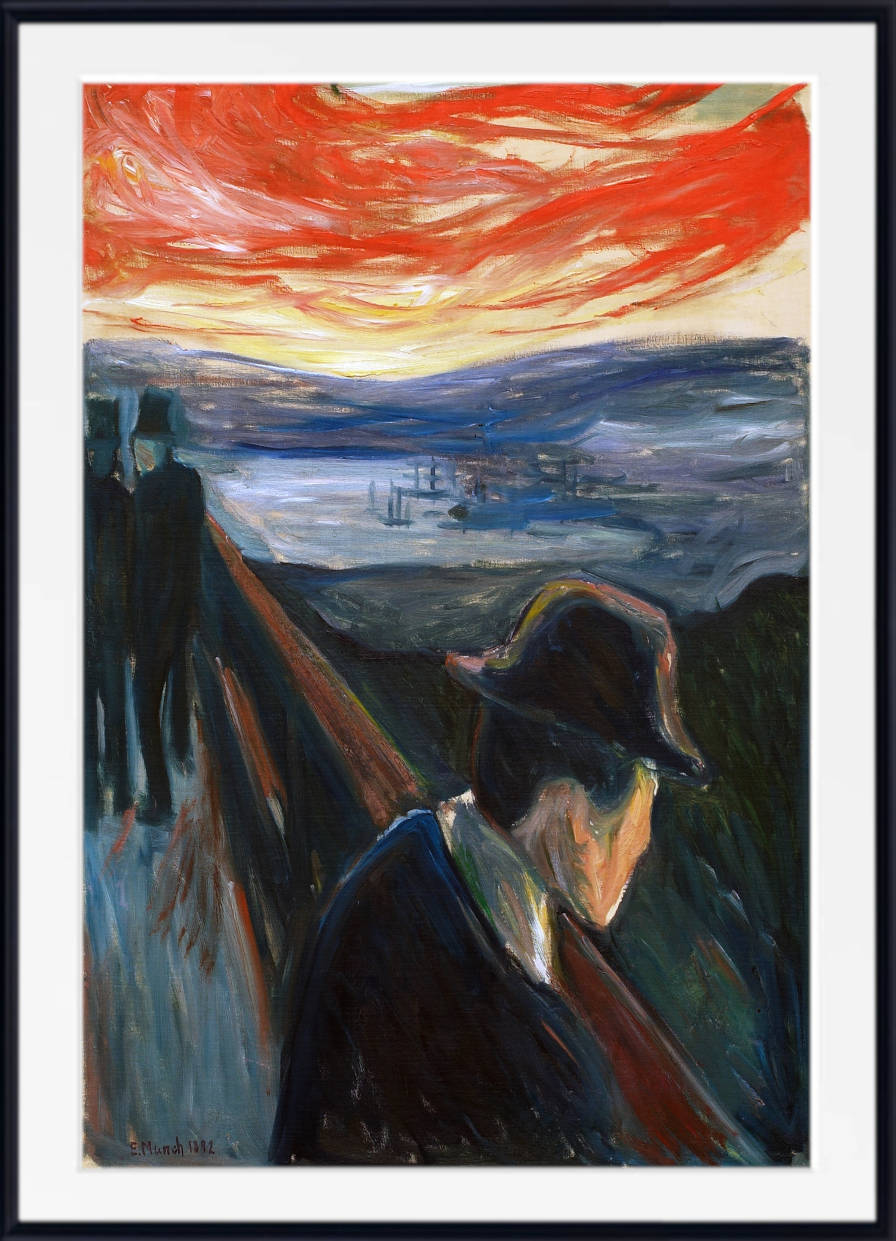 Edvard Munch Fine Art Print, Despair